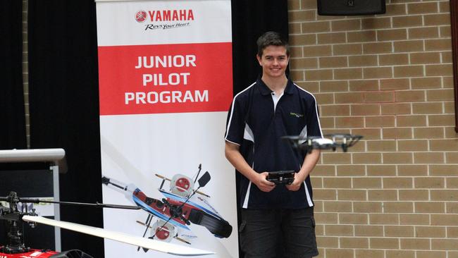 Cody Lord participated in a Yamaha drone training program as part of his Year 12 studies at CathWest Innovation College.