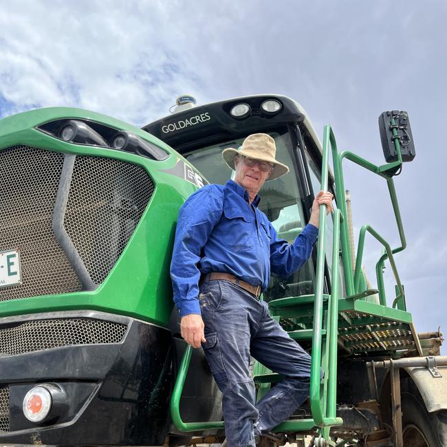 Rob Gollasch at Wallacetown in southern NSW. Picture: Nikki Reynolds