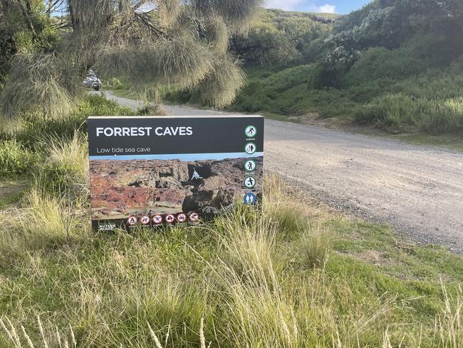 Forrest Caves, where the drownings took place.