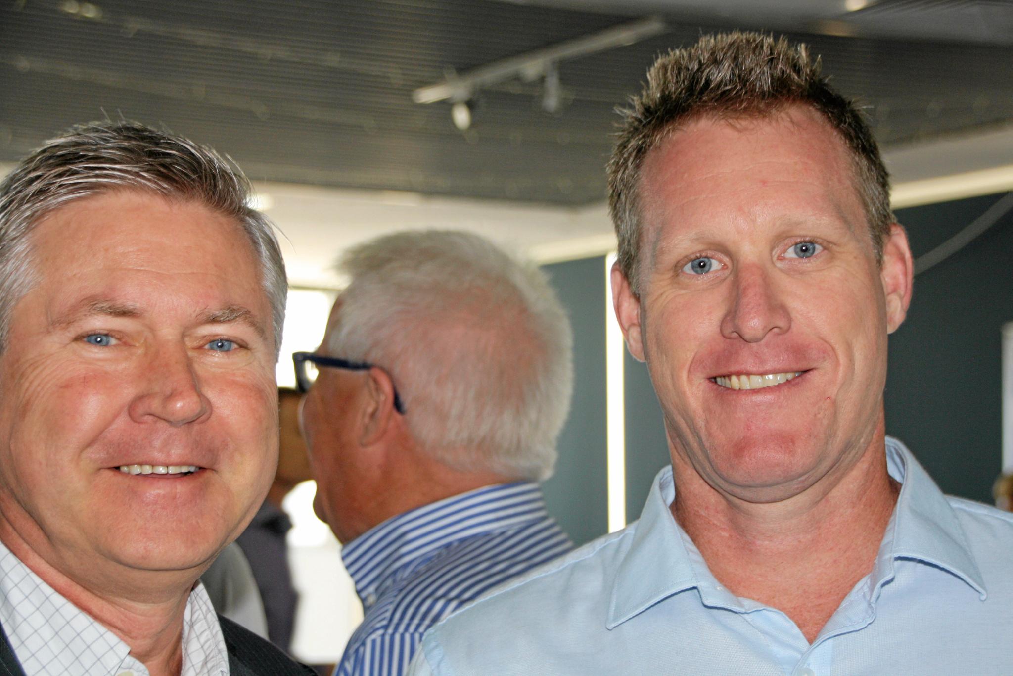 at the Urban Development Institute of Australia (Qld) breakfast at Maroochydore Surf Club last Friday. Picture: Erle Levey