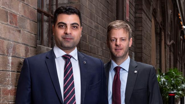 Archer Materials' Dr Mohammad Choucair and Dr Martin Fuechsle. Picture: Supplied.