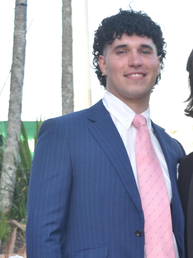 A mix between a perm and a mullet will always go down well at a school formal so we’ll commend Macklin Kirkley for his supreme mullet. Picture: Sam Turner