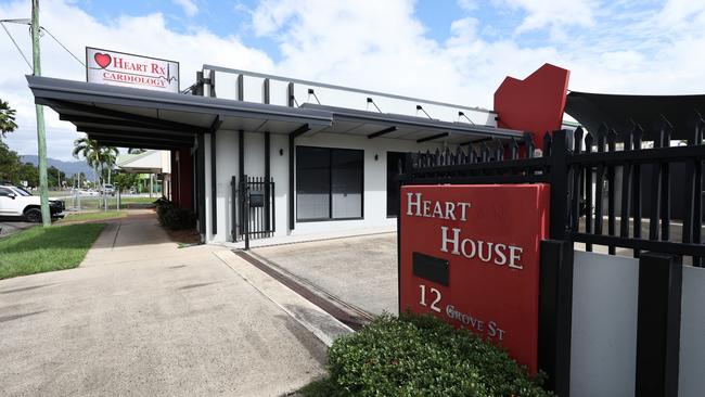 The Heart House building at 12 Grove Street, located near the Cairns Hospital in Cairns North. The building houses Heart RX cardiology clinic, employing specialist cardiologists who care for all cardiac patients in Far North Queensland. Picture: Brendan Radke