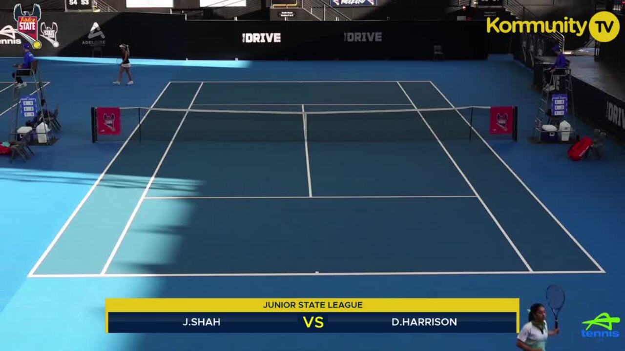 Replay: Jia Shah (ETKG) v Dayna Harrison (Seacliff) - Tennis SA State League Grand finals Day 1