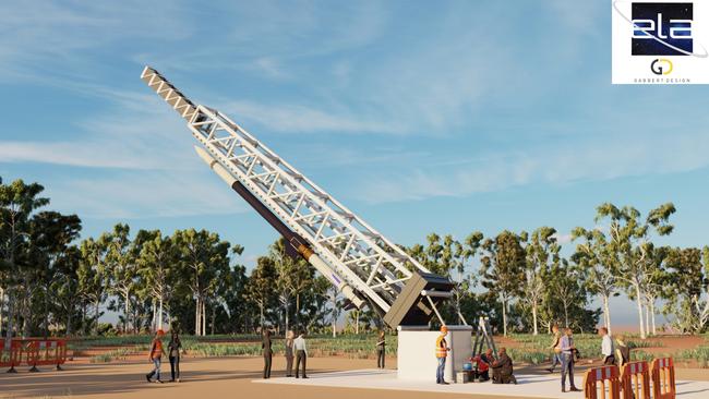 East Arnhem Land Space launch facility. Artists impression. SUPPLIED