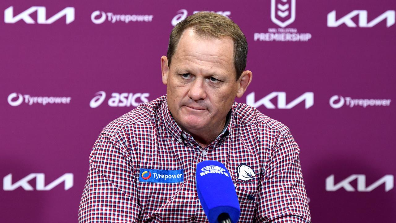 Broncos coach Kevin Walters has had a tough start to his NRL coaching career. Picture: Getty Images