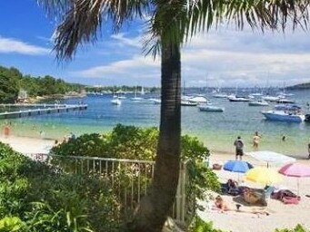 The view from 40 Stuart St, Manly, towards Little Manly Beach. Picture: Supplied