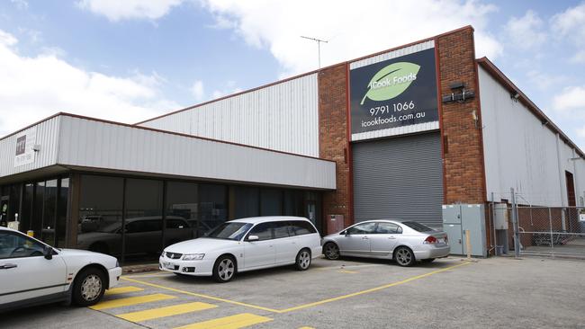 The former I Cook Foods business which was shut down amid ‘slug gate’. Picture: David Caird