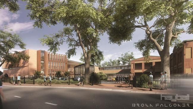 An artist’s impression of the $35 million campus redevelopment at Westminster School.