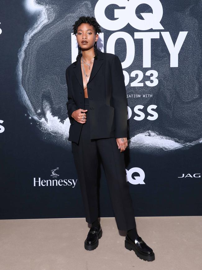 Willow Smith in Dior at the awards night. Photo: Max Mason-Hubers/The Daily Telegraph.