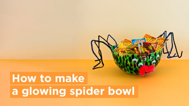 How to make a glowing spider bowl