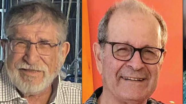 Yoram Metzger and Abraham Munder are among six hostages whose bodies were recently recovered in Gaza. Picture: AFP.