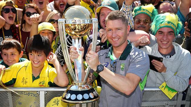 The 10-year anniversary of Australia’s home World Cup triumph is little more than a year away. Picture: Mark Stewart