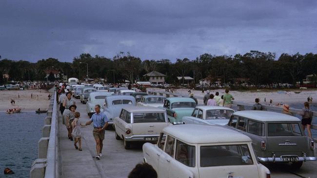 Bribie history — Bribie Island Bridge, 1963