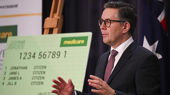 Federal Health Minister Mark Butler will visit Cairns to announce new funding for the Royal Flying Doctor Service. Picture: NCA NewsWire / Martin Ollman