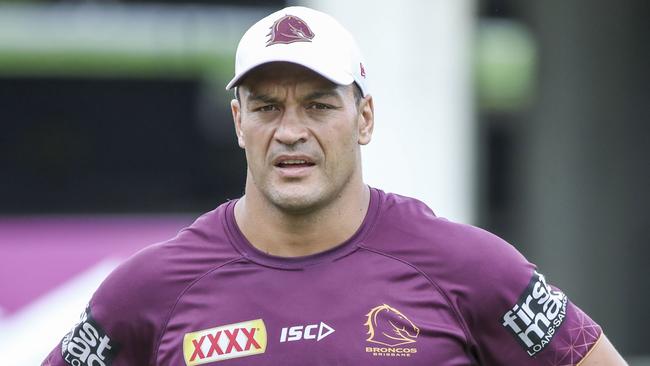 Brisbane Broncos skipper Alex Glenn was set to sign with Penrith. Picture: AAP/Glenn Hunt