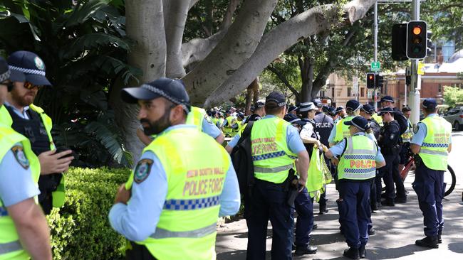 Both NSW Liberal and Labor have said police need more powers to reject serial protest applications. Picture: NewsWire / Damian Shaw