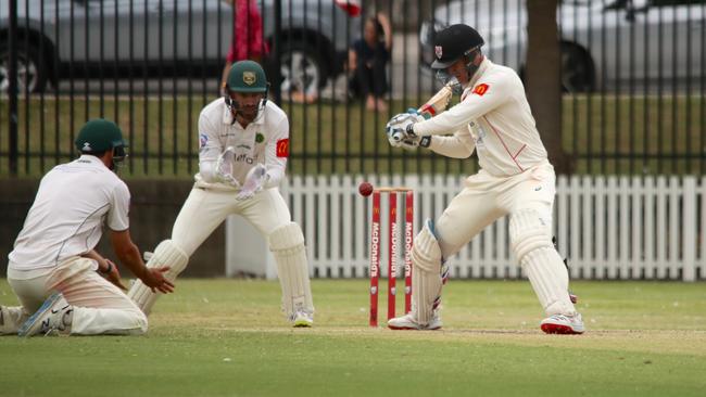 Sydney cricketer Glenn Aitken in action. Pic: Supplied