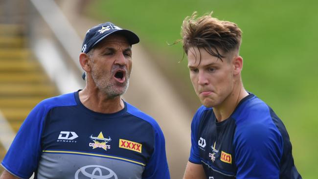 Steve Georgallis (left) is Parramatta’s new NRLW coach. Picture: Evan Morgan