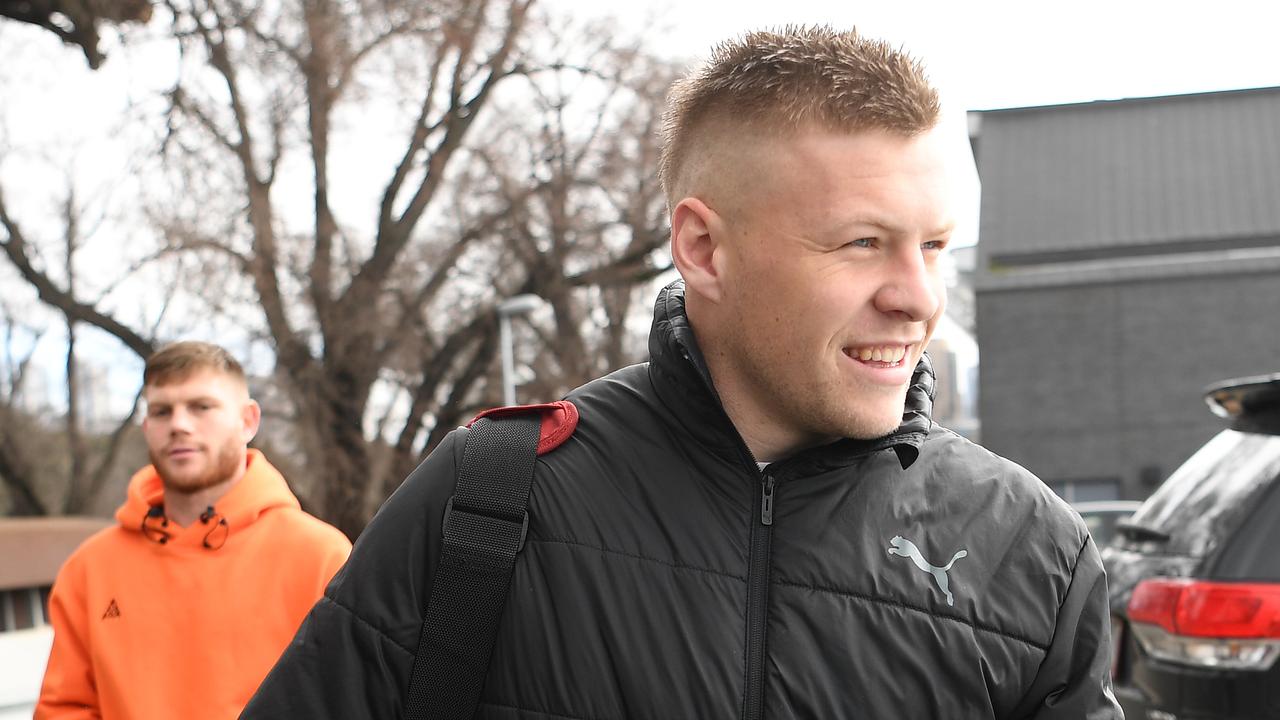 Jordan de Goey is flying to Germany. Photo: AAP Image/Julian Smith