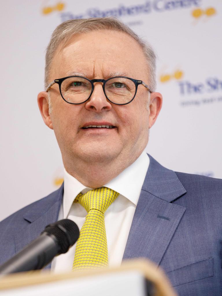 Prime Minister Anthony Albanese in the Western Sydney suburb of Oran Park. Picture: NewsWire / Max Mason-Hubers