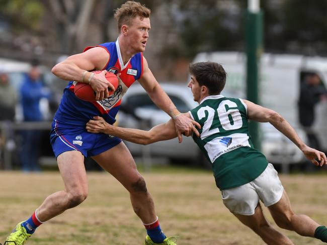 Liam Hunt is back in the VFL after joining Williamstown. Picture: Nathan McNeill.