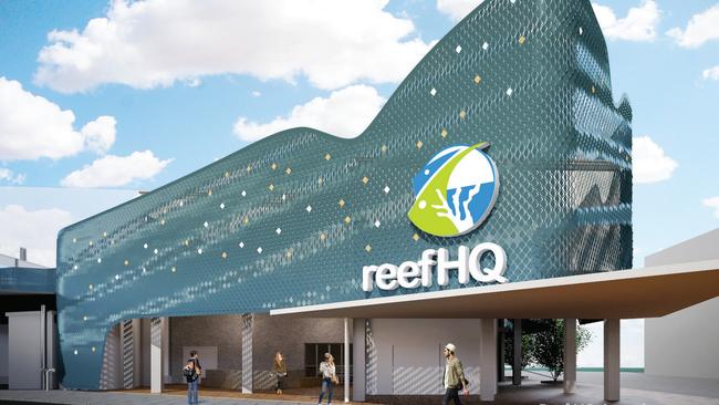 An early concept image of the revamped Reef HQ Aquarium.