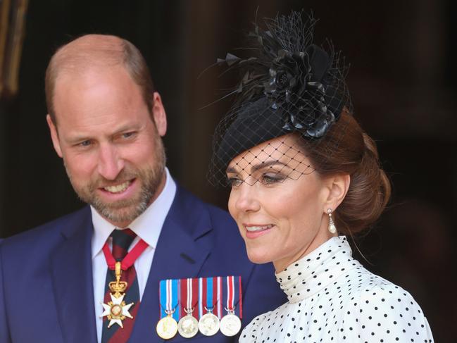 They looked every inch the future king and queen. Picture: Getty Images