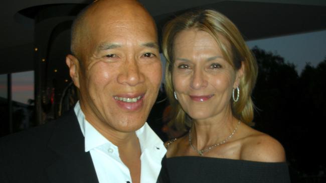 Neurosurgeon Dr Charlie Teo and former wife Genevieve.