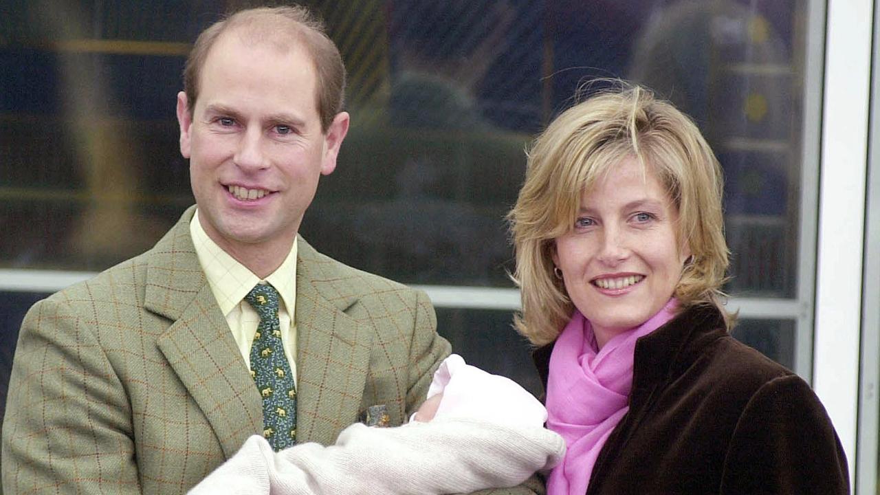 The Earl and Countess of Wessex’s baby daughter was delivered safely at Frimley Park Hospital in 2003 despite a medical emergency. Picture: AP