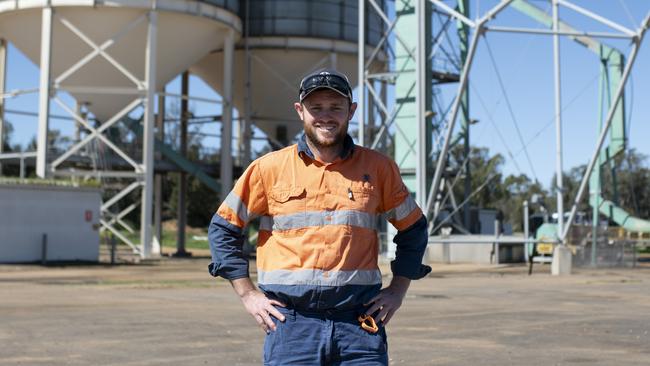 Graincorp's area manager for Gilgandra and surrounding area Tom Koerstz at Gilgandra Graincorp. Picture: Natalie Salloum