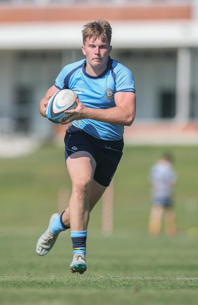 TAS First XV rugby action between St Columban's and Canterbury on Saturday, May 24, 2025. Picture Stephen Archer.