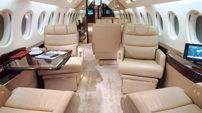 Inside the Falcon 900 Luxury Private Jet