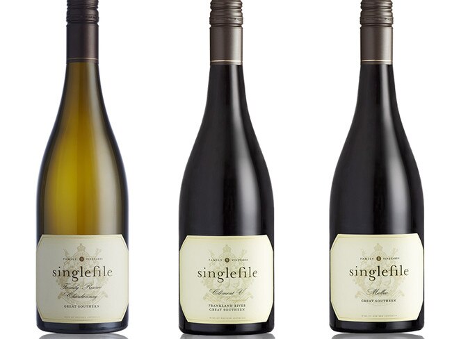 Three Singlefile wines.