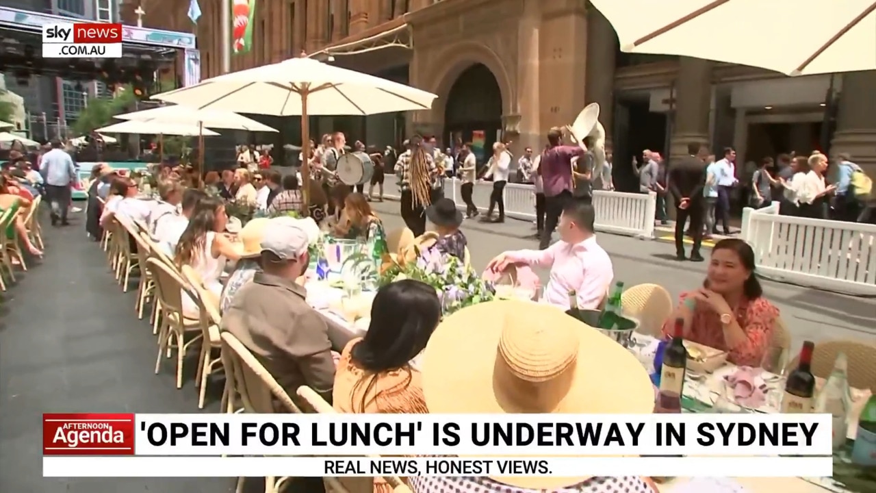 'Open for lunch' underway in Sydney