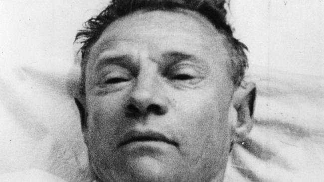 A photographic reconstruction of the man found dead on Somerton Beach in December, 1948.