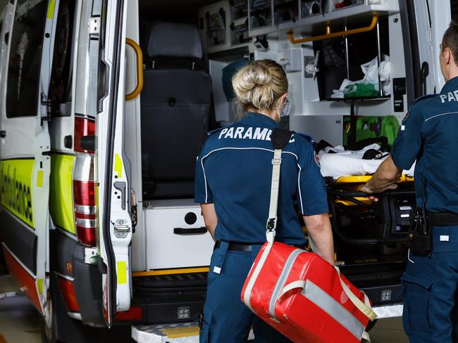 General, generic file photo of Queensland Ambulance Service advanced care paramedics responding to a medical emergency in Cairns. Picture: Brendan Radke