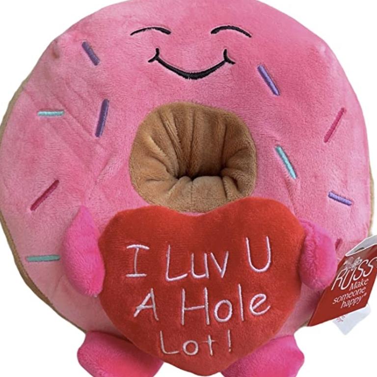 RUSS I Luv U A HOLE Lot Donut LARGER Plush Valentine Gift TikTok