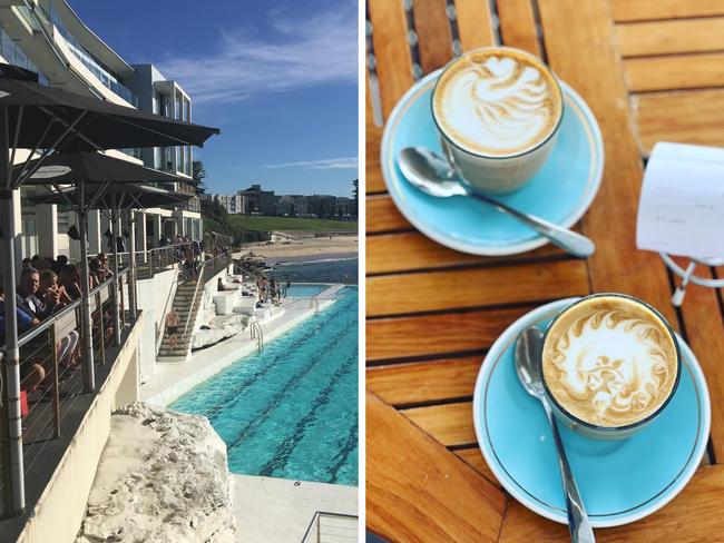 Customers have been left shocked by the news that the Crabbe Hole cafe at Sydney’s iconic Bondi Icebergs had suddenly shut. Picture: Instagram