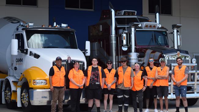 QTA's Driving Townsville's Future program participants at Brown and Hurley in Bohle.