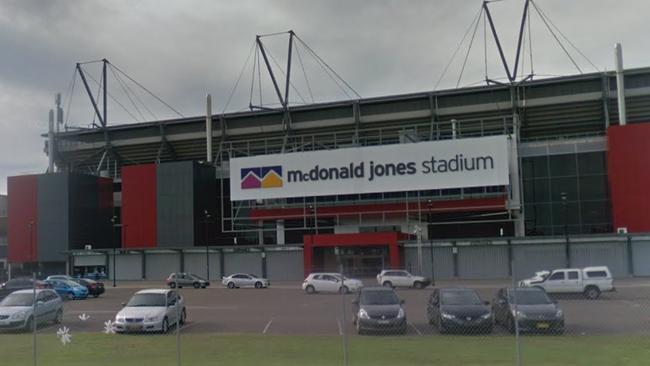 McDonald Jones Stadium, Turton Rd. Google street view.