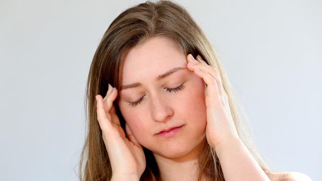 Emily Reed is a headache sufferer who has been treated by the Brisbane Headache and Migraine Clinic. Picture: Renae Droop