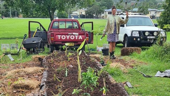 Work on the community garden.