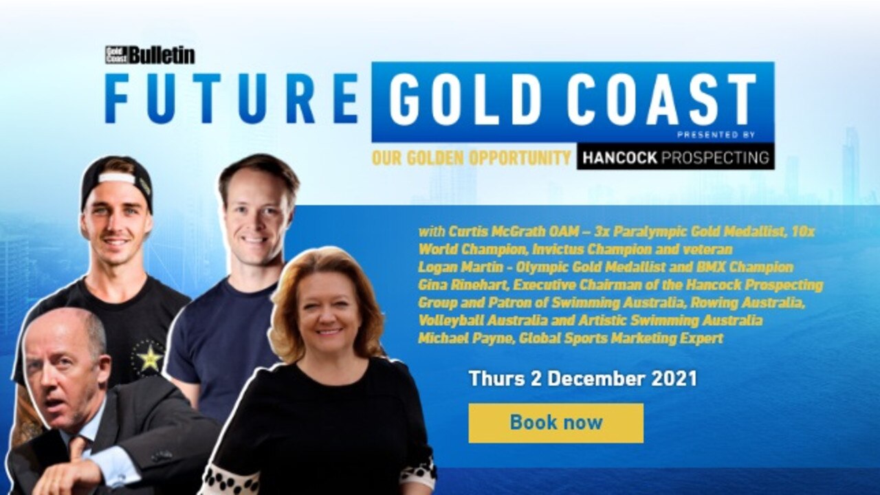 The Future Gold Coast lunch event is on Thursday, December 2.