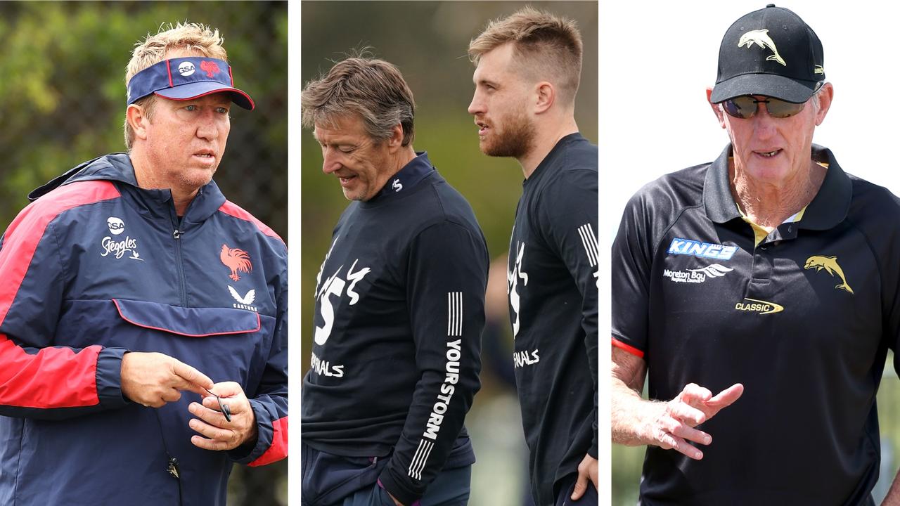 Trent Robinson, Craig Bellamy, Cameron Munster and Wayne Bennett.