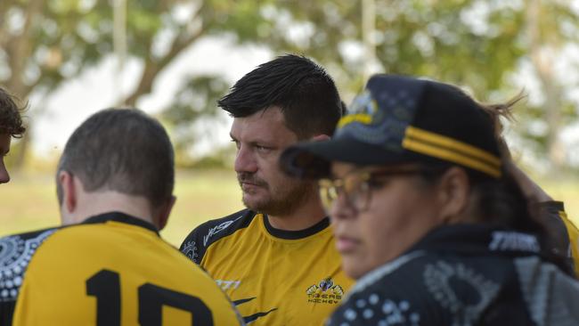 Photos from Darwin B-grade hockey grand final day. Picture: Darcy Jennings.