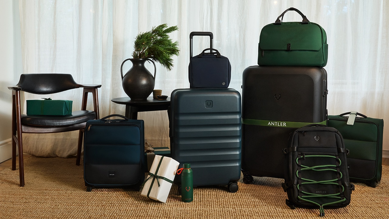 Gift it or get it. Either way, luggage is on sale at up to 60 per cent off. Picture: Antler