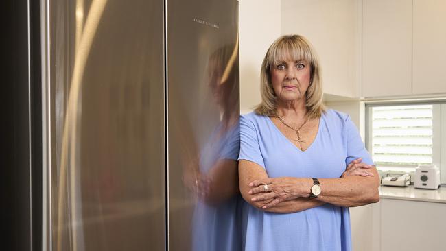 Ali Rodda at home in Campbelltown, who claims she was overcharged by Metropolitan Plumbing and Electrical. Picture: Matt Loxton