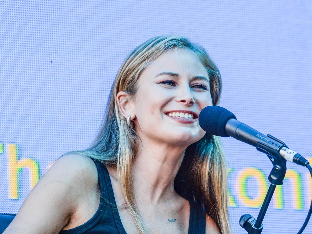 Grace Tame at the Adelaide Festival. Picture: Brenton Edwards/NCA NewsWire