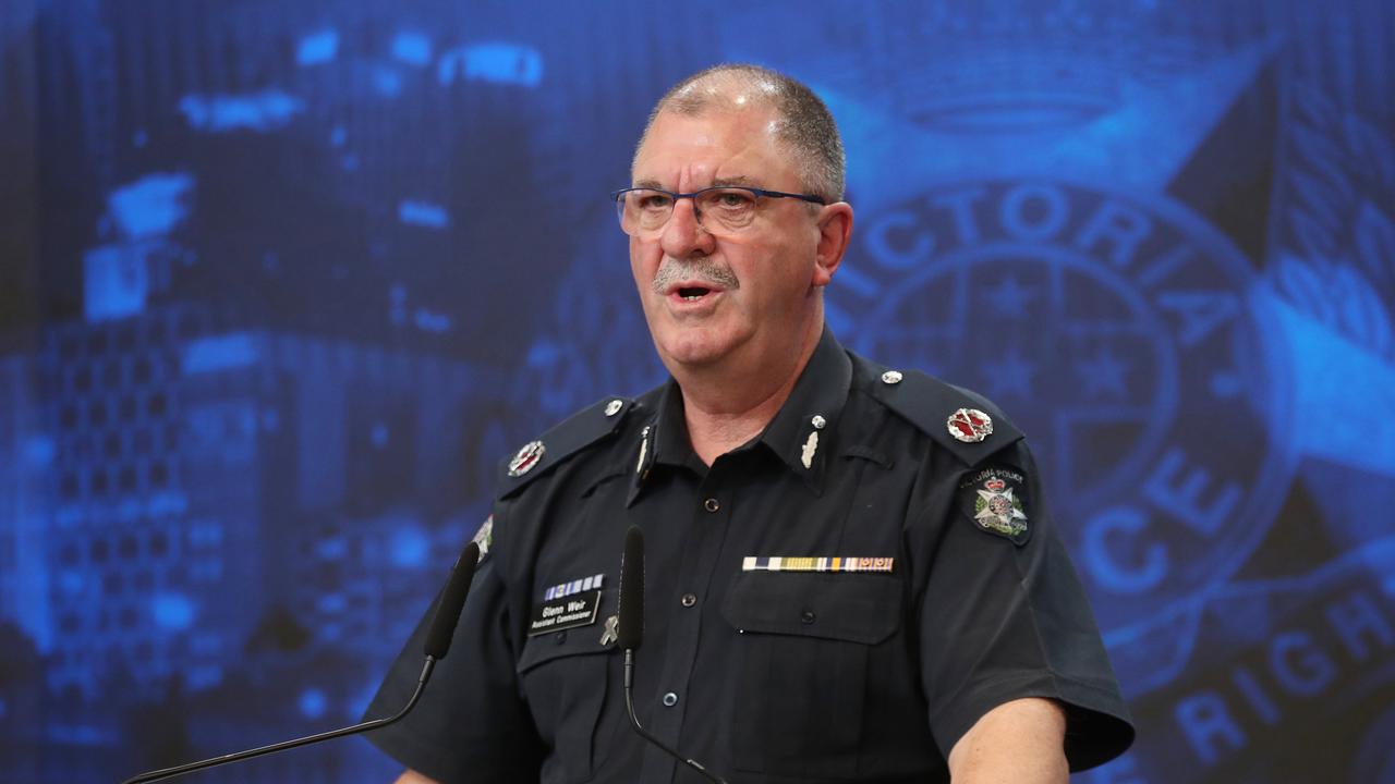 Assistant Commissioner Glenn Weir issued an urgent plea on Saturday after six people died on Victorian roads in just 10 days. Picture NewsWire/ David Crosling